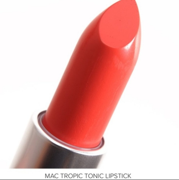 NEW IN BOX 628 Tropic Tonic coral MAC Matte Lipstick Full Size - Picture 3 of 16